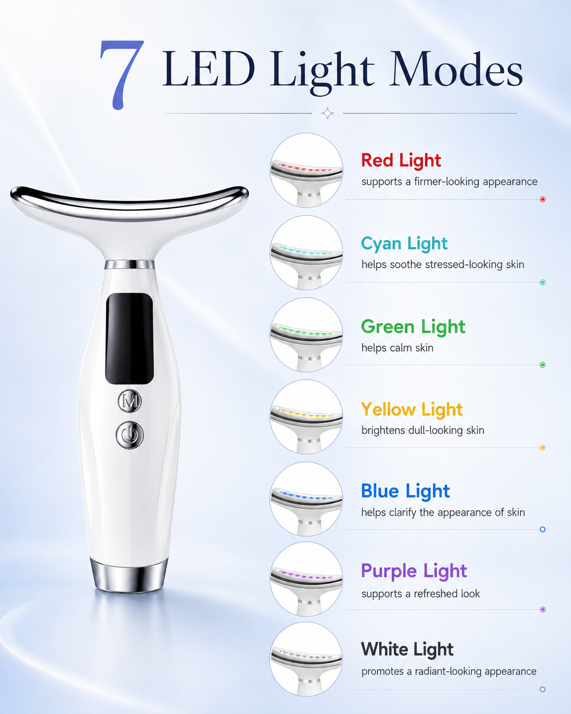 Velune - 7 LED light modes